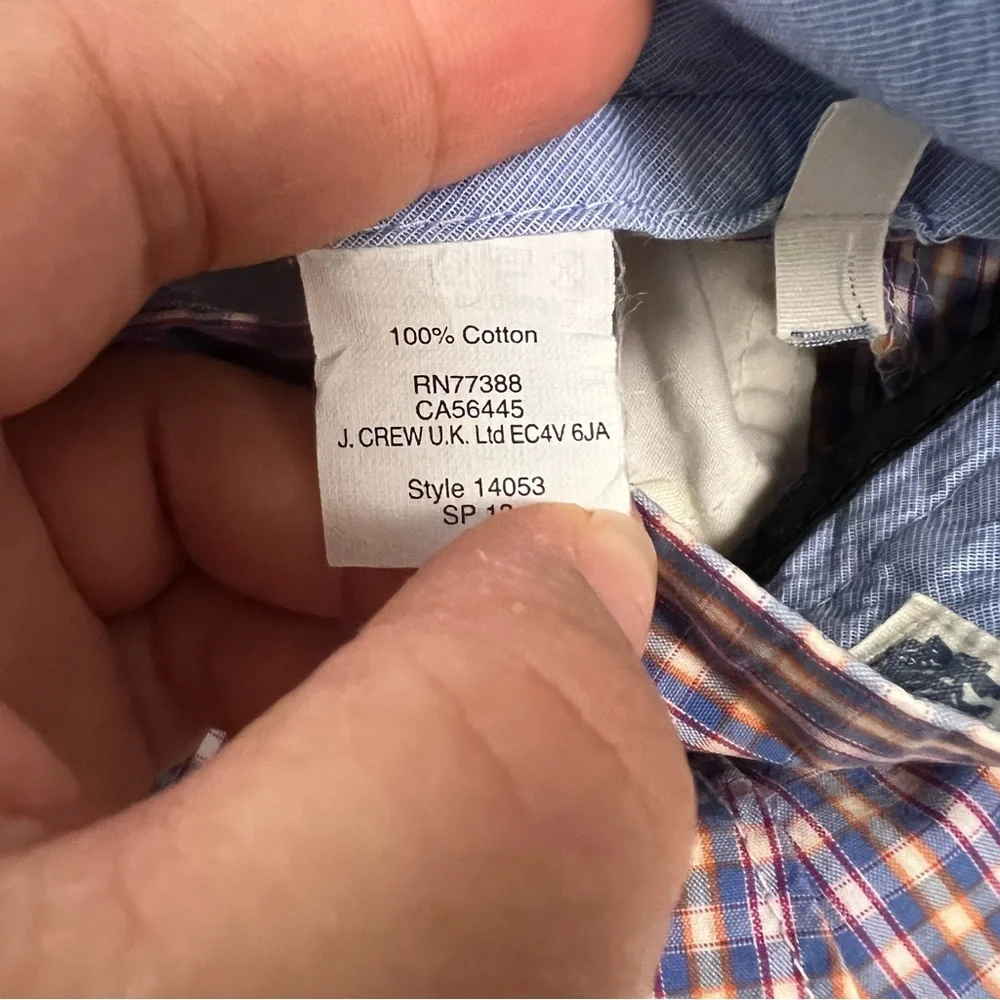 J. Crew Men Rivington Plaid Flat-Front Shorts- Waist 30